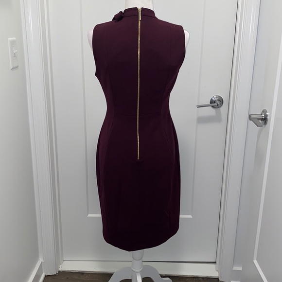 ✨Host Pick✨👗 Calvin Klein Tie Neck Sheath Dress - Picture 4 of 5